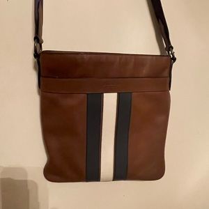 Coach Racing Stripe Messenger Bag